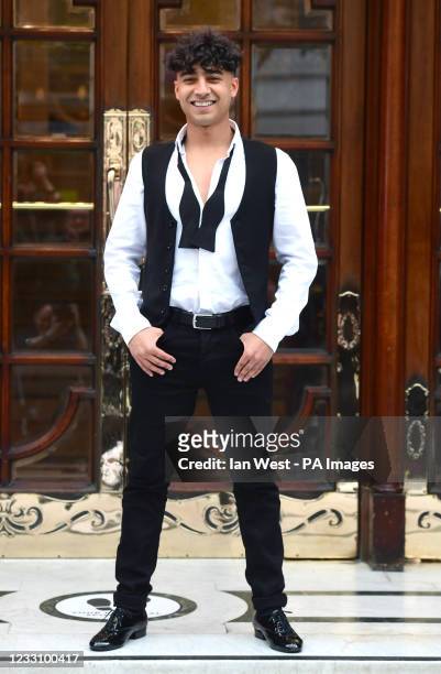 Stricly Come Dancing star Karim Zeroual launching new show, Here Come the Boys, at the London Palladium. Picture date: Tuesday May 25, 2021.
