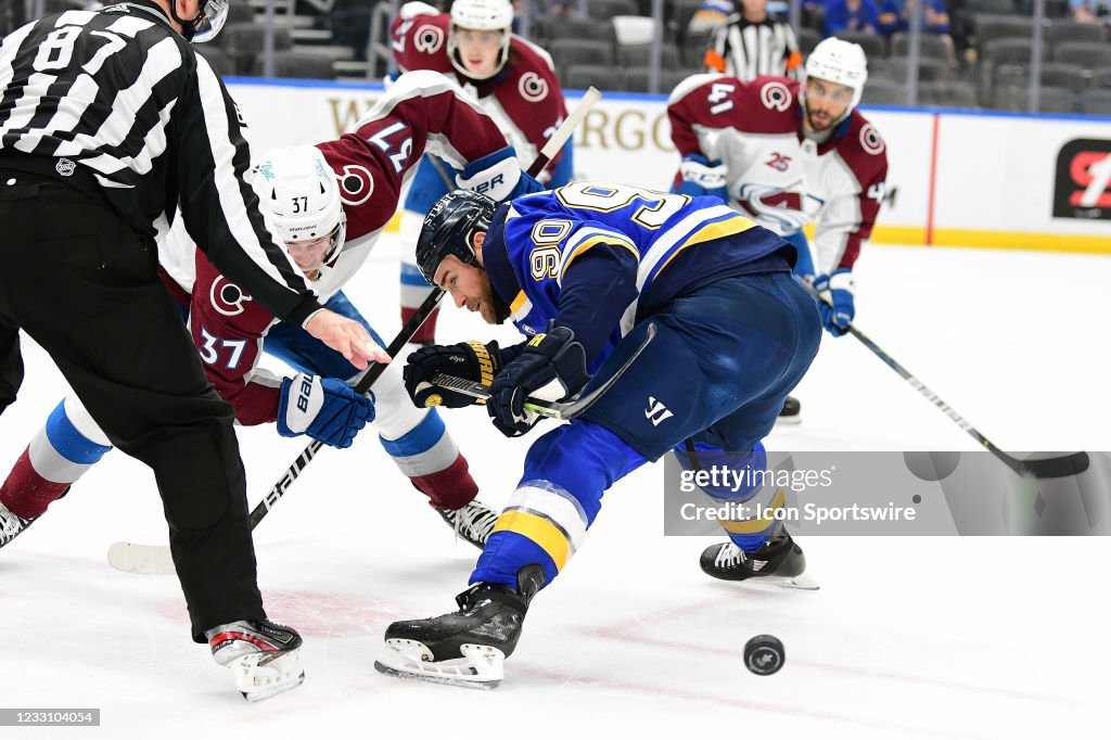 NHL: MAY 23 Stanley Cup Playoffs First Round - Avalanche at Blues
