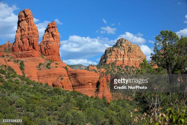 View from the Chapel of the Holy Cross in Sedona, Arizona, on May 16 2021.