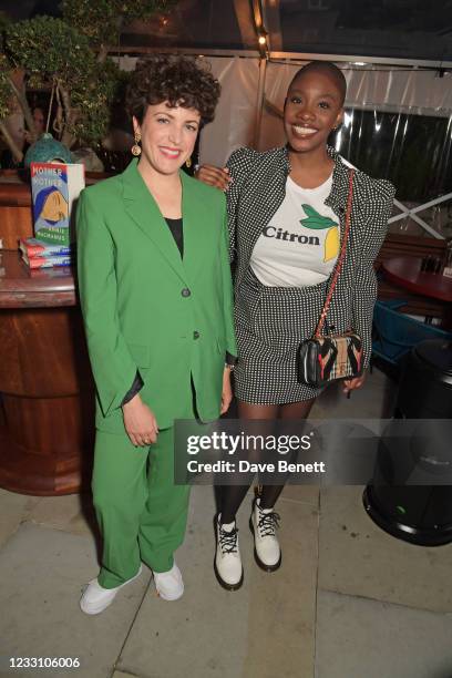 Annie Mac and Yomi Adegoke attend the launch of Annie Mac's new book "Mother Mother" at The Standard on May 25, 2021 in London, England.