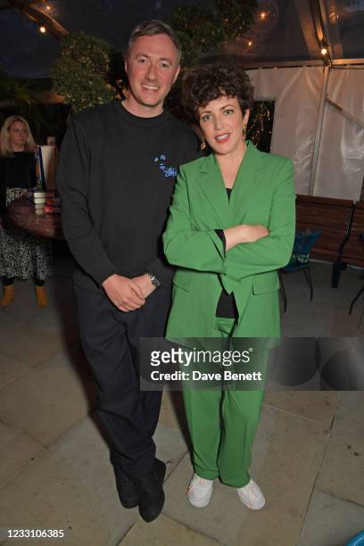 Benji B and Annie Mac attend the launch of Annie Mac's new book "Mother Mother" at The Standard on May 25, 2021 in London, England.