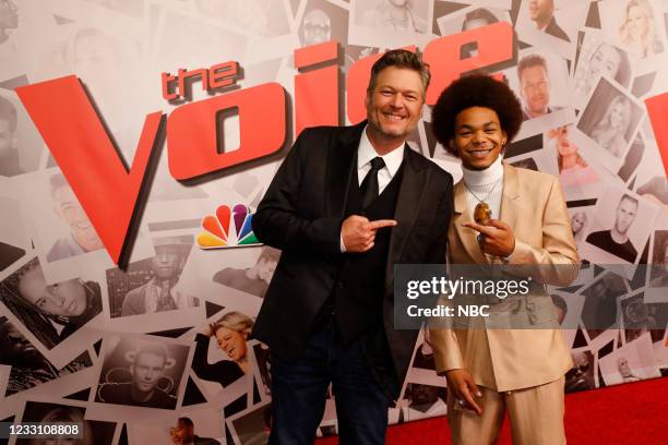 Live Finale" Episode 2014B -- Pictured: Blake Shelton, Cam Anthony --