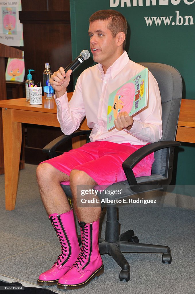 Perez Hilton Book Signing For "The Boy With Pink Hair"