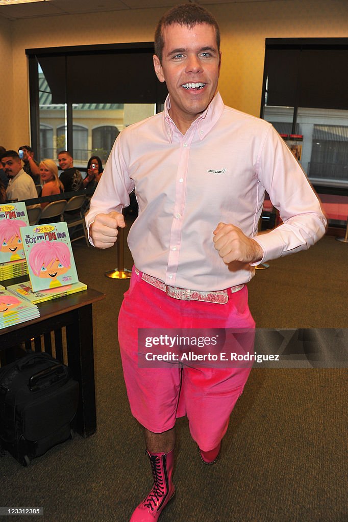 Perez Hilton Book Signing For "The Boy With Pink Hair"