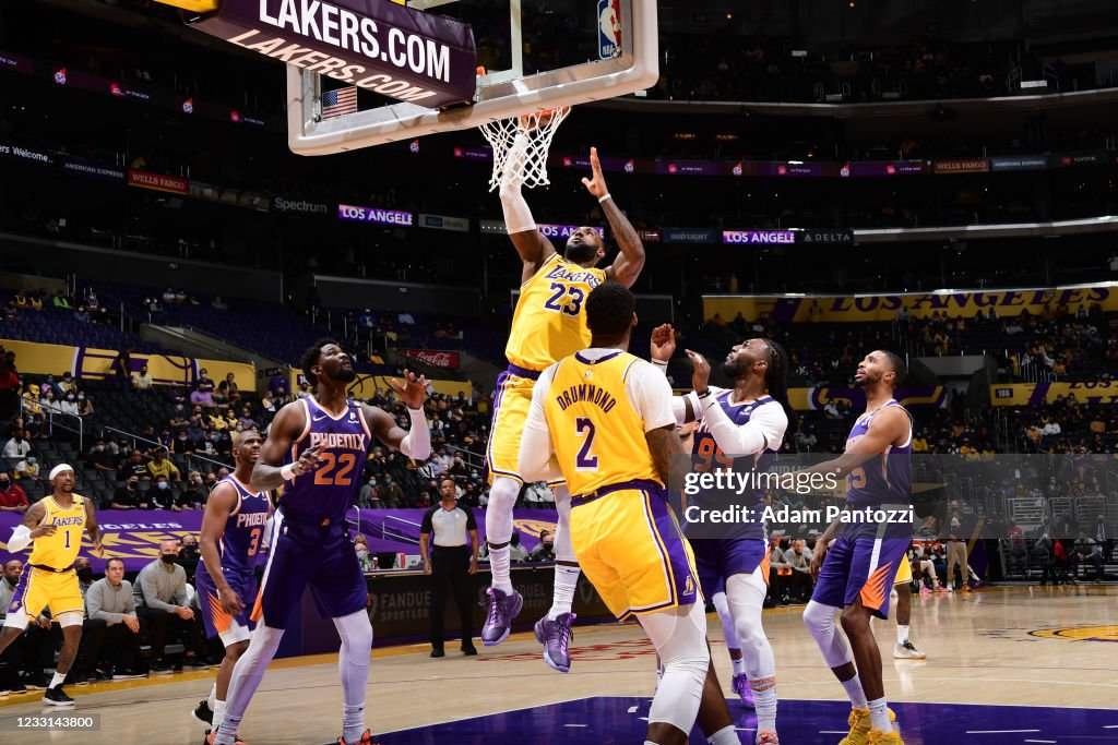 2021 NBA Playoffs - Phoenix Suns v Los Angeles Lakers