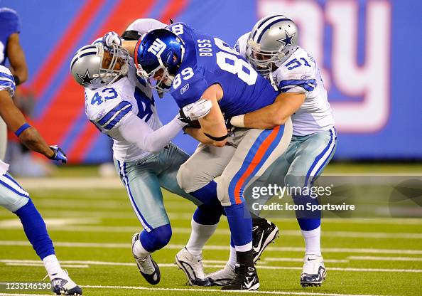 Kevin Boss New York Giants tight end Kevin Boss carries the ball as Dallas... News ...