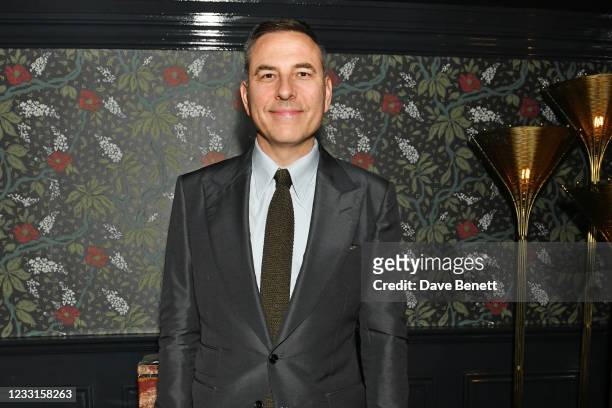 David Walliams attends the launch of The Parlour jazz and cabaret bar at The Ned on May 28, 2021 in London, England.