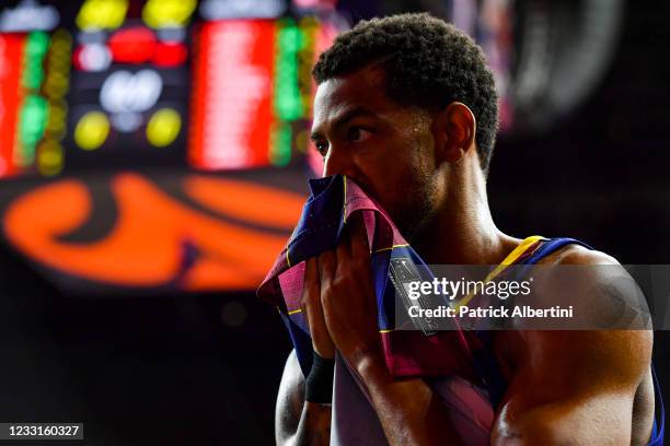 Cory Higgins, #22 of FC Barcelona after the Semi Final game between FC Barcelona v AX Armani Exchange Milan as part of Turkish Airlines EuroLeague...