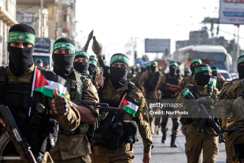 Military Parade Of The Ezz-Aldine Al-Qassam Brigades In Gaza