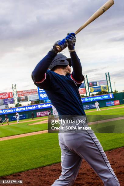 Ty Kelly in action during the Reno Aces vs the Tacoma Rainiers game at Greater Nevada Field. .