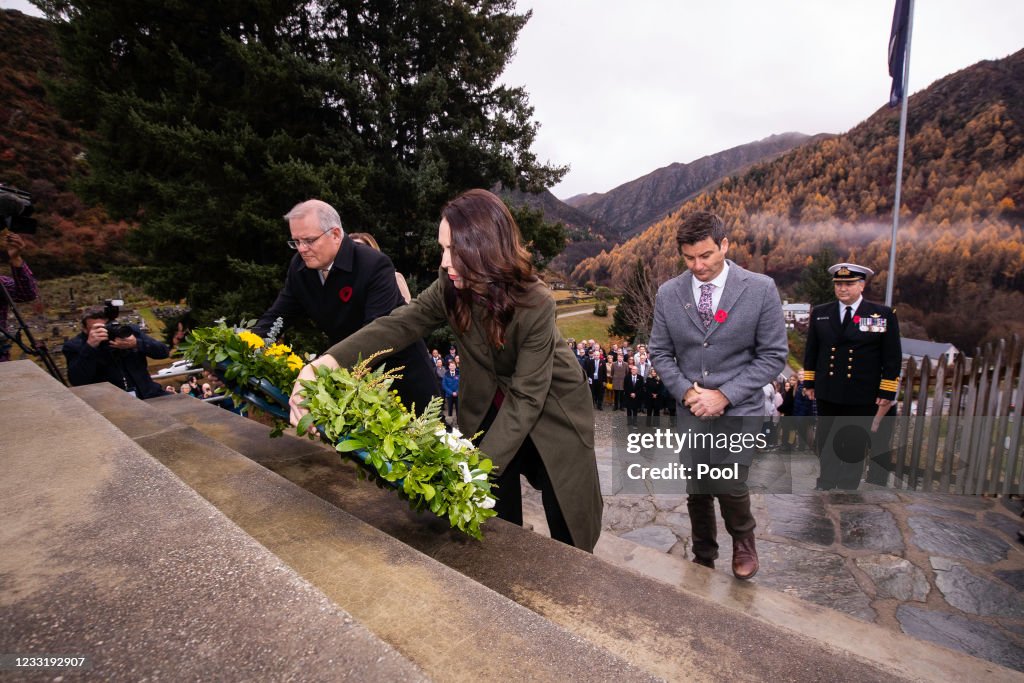 Scott Morrison And Jacinda Ardern Attend Australia-New Zealand Leaders' Meeting