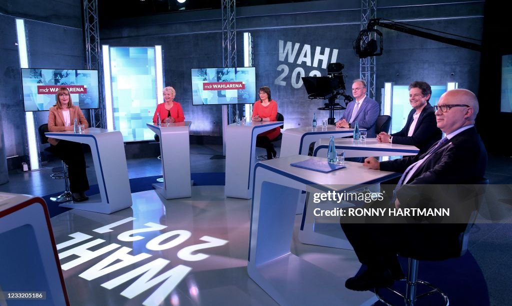 GERMANY-POLITICS-VOTE-TV DEBATE