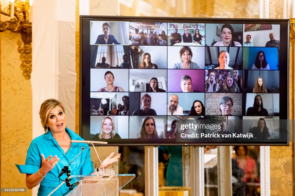 King Willem-Alexander Of The Netherlands And Queen Maxima Attend The Appeltjes Van Oranje Award Ceremony