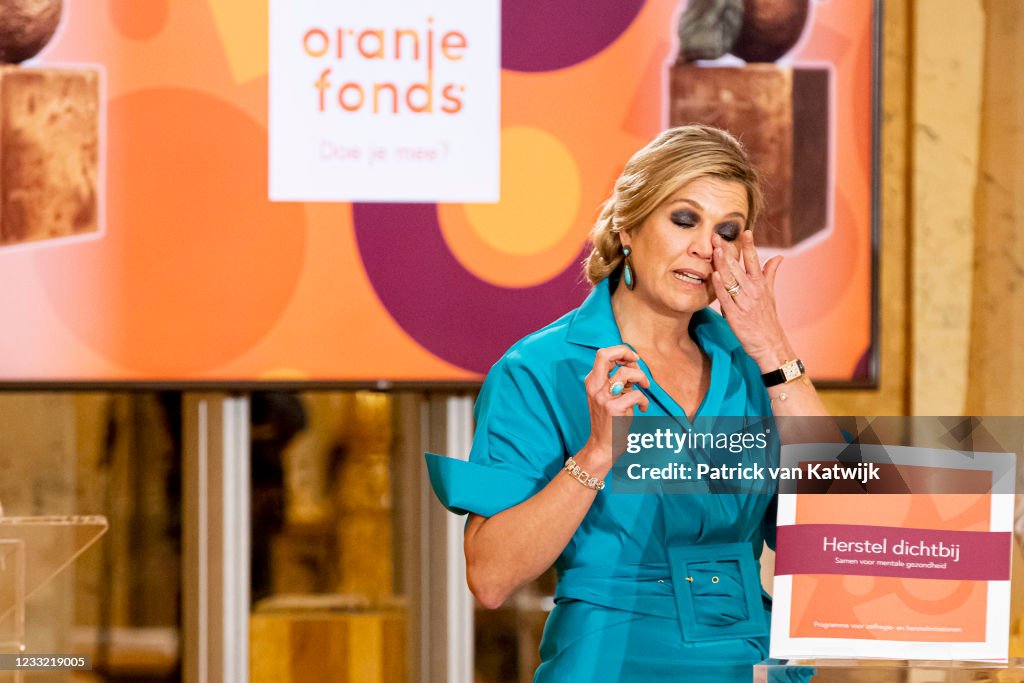 King Willem-Alexander Of The Netherlands And Queen Maxima Attend The Appeltjes Van Oranje Award Ceremony
