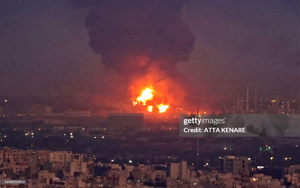TOPSHOT-IRAN-REFINERY-FIRE