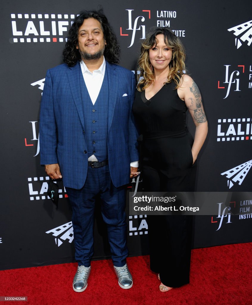 Felipe Esparza and wife Lesa O'Daniel attend the 2021 Los Angeles... Nachrichtenfoto Getty Images