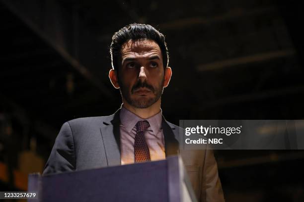 Godwin Page " Episode 820 -- Pictured: Amir Arison as Aram Mojtabai --