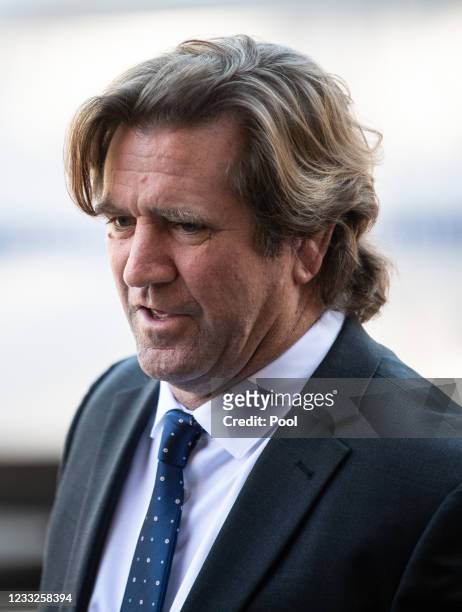 Des Hasler is seen ahead of the State Funeral for rugby league immortal Robert 'Bob' Fulton at St Marys Cathedral in Sydney, Friday, June 4, 2021....