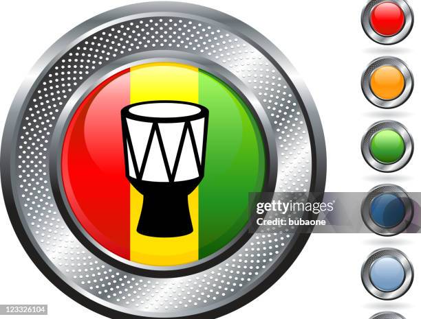 african drum royalty free vector art - african drum stock illustrations