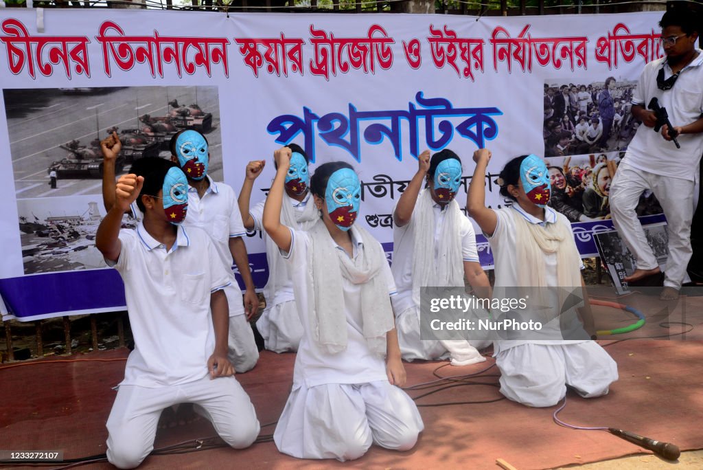 Protest Against The Violence Of Uyghur Muslims