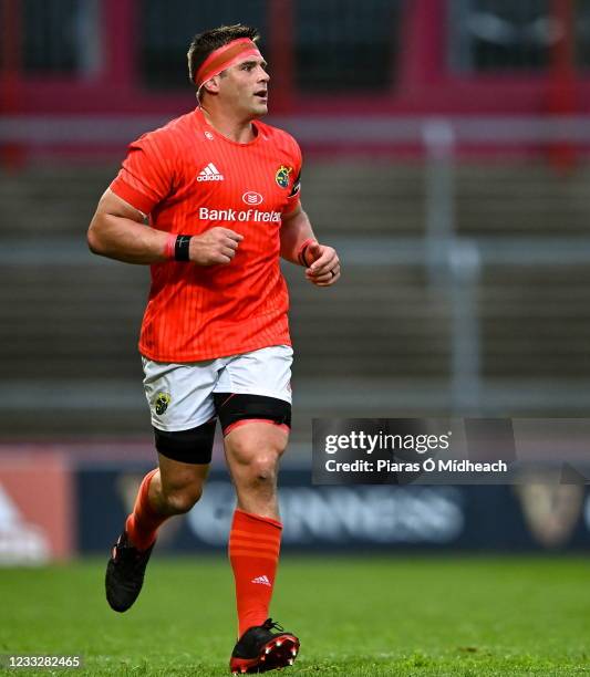 Limerick , Ireland - 28 May 2021; CJ Stander of Munster during the Guinness PRO14 Rainbow Cup match between Munster and Cardiff Blues at Thomond Park...