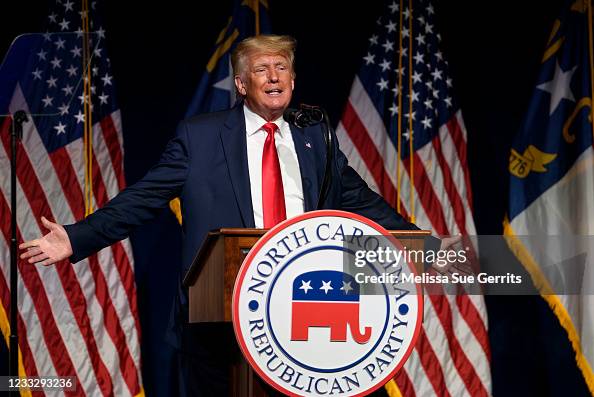 Former President Trump Addresses The North Carolina GOP Convention Former President Trump Addresses The North Carolina GOP Convention