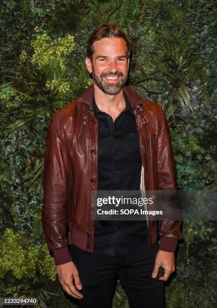 Gethin Jones seen arriving for Cabaret All Stars in London.