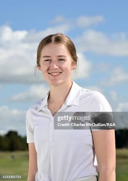 Anna Molloy, Sandy Lodge GC during a practice day prior to the R&A Womens Amateur Championship at Kilmarnock Golf Club on June 6, 2021 in Kilmarnock,...