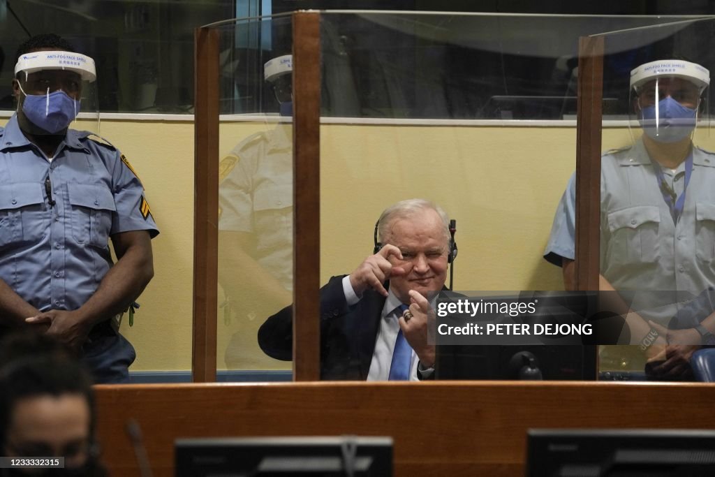 NETHERLANDS-BOSNIA-SERBIA-WARCRIMES-ICC-TRIAL-GENOCIDE