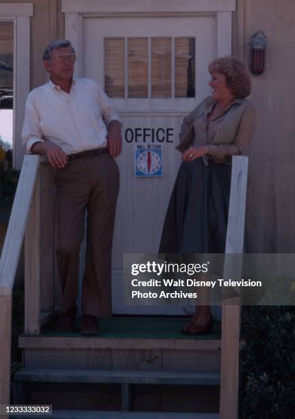 Los Angeles, CA Andy Griffith, Jacqueline Scott appearing in the ABC tv series 'Salvage 1', episode ''Salvage'.