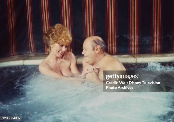 Stella Stevens, Sid Conrad appearing in the ABC tv movie 'Make Me An Offer', aka 'House Hunting'.