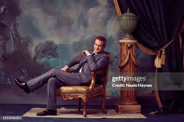 Comedian, tv presenter and actor Alexander Armstrong is photographed for the Daily Mail on March 5, 2021 in London, England.