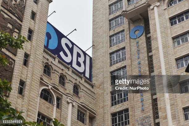 State Bank of India main building can be seen in Kolkata, India, 09 June, 2021.