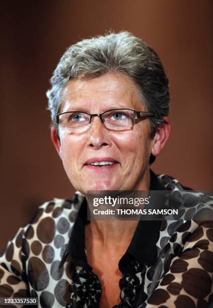 La conseillère régionale d'Aquitaine, Geneviève Darrieussecq, maire de Mont-de-Marsan, en charge de la Santé dans le "shadow cabinet" du Mouvement...