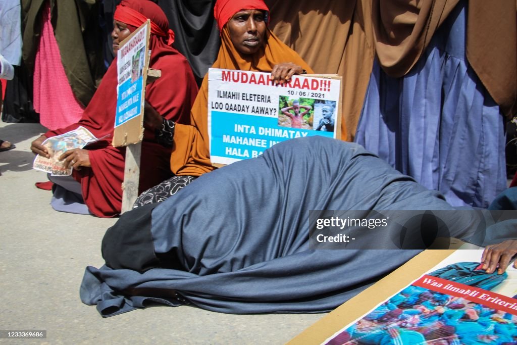 SOMALIA-GOVERNMENT-PROTEST