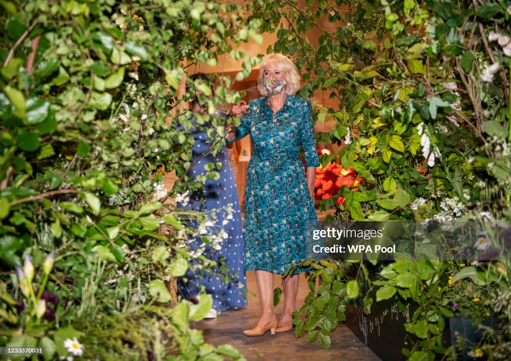 The Duchess Of Cornwall Visits The Garden Museum And Opens The British Flowers Week Festival
