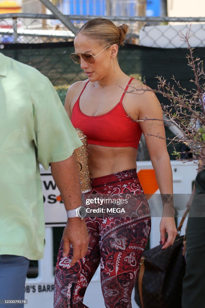 Celebrity Sightings In Miami - June 10 2021