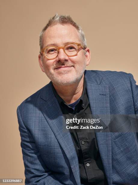 Morgan Neville of Roadrunner: A Film About Anthony Bourdain poses for a portrait during the 2021 Tribeca Festival at Spring Studio on June 11, 2021...