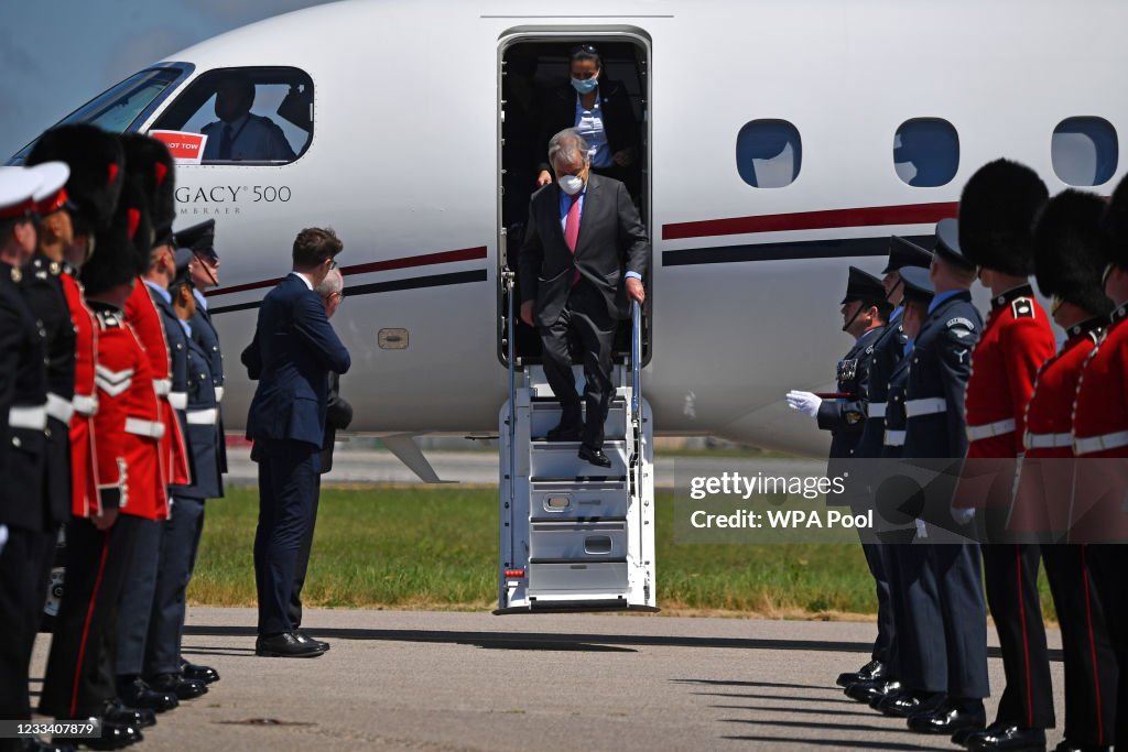 Foreign Leaders Arrive For G7 Summit