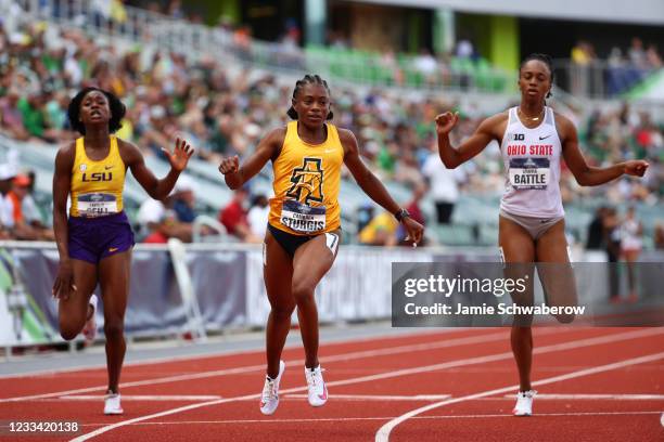 Cambrea Sturgis of the North Carolina A&T Aggies competes in the womens 200 meter dash during the Division I Men's and Women's Outdoor Track & Field...