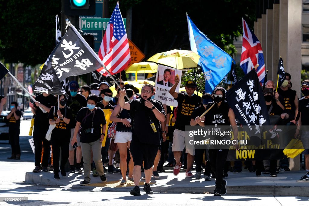 US-HONG KONG-CHINA-POLITICS-PROTEST