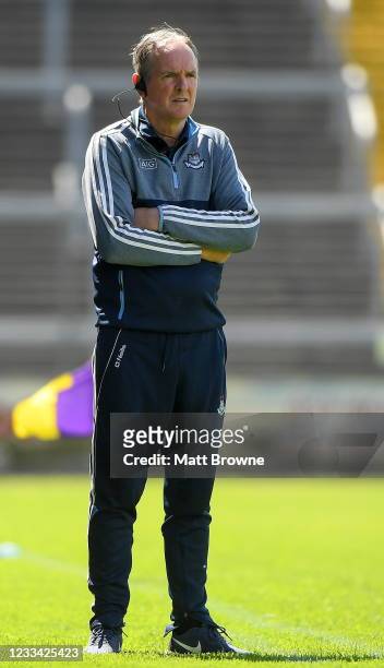 Wexford , Ireland - 12 June 2021; Dublin manager Mattie Kenny during the Allianz Hurling League Division 1 Round 5 match between Wexford and Dublin...