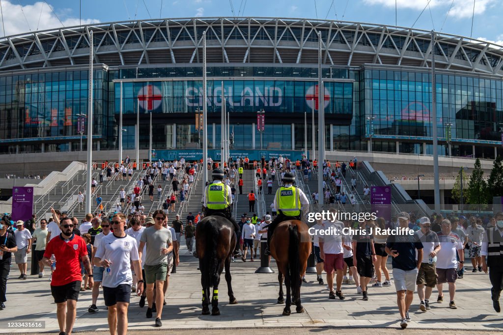 Fans Support England's Opening Game Of Euro 2020