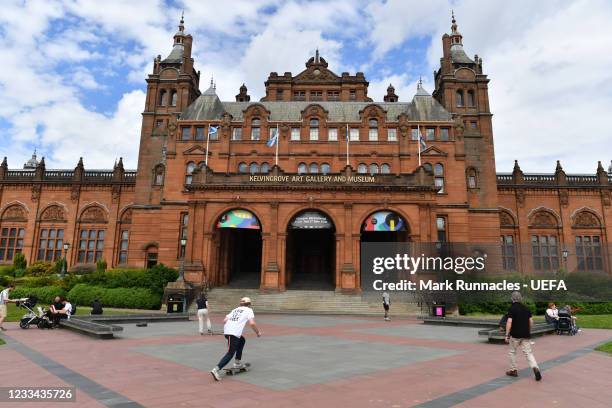 The Kelvingrove Art Gallery and Museum during the UEFA Euro 2020 Championship on June 13, 2021 in Glasgow, United Kingdom.