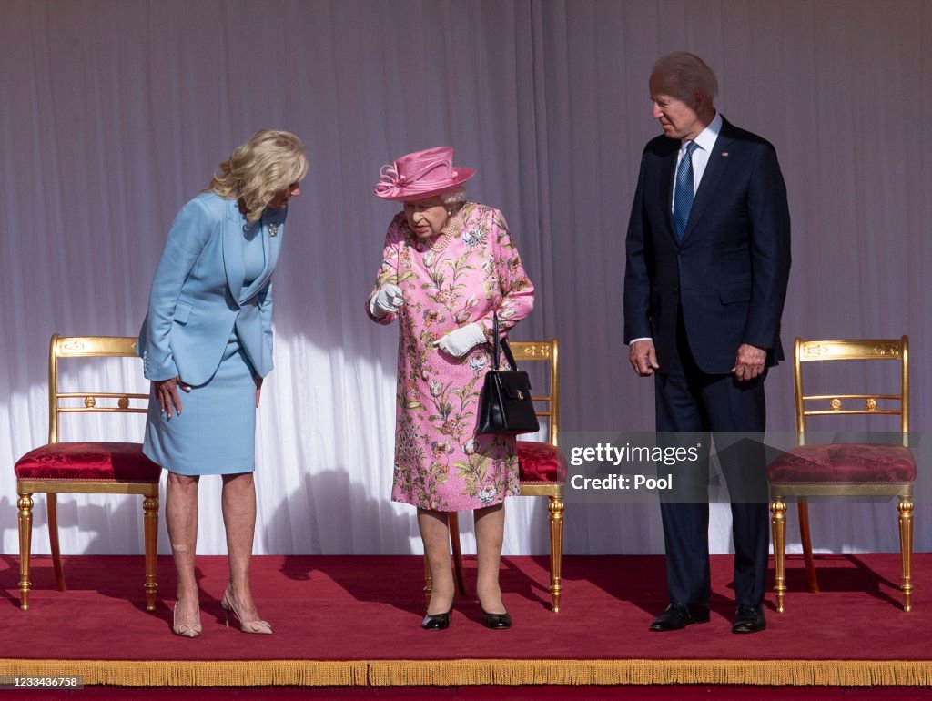 The Queen Invites The President Of The United States And The First Lady To Tea