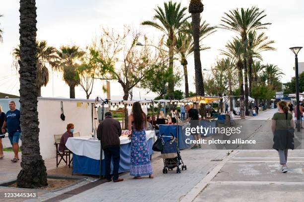 General picture of tourism returning back to the Spanish island of Mallorca after the Coronavirus lockdown is seen on May 30th, 2021 in Mallorca,...