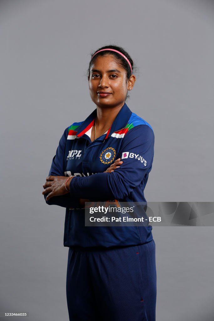 Mithali Raj poses during an India women portrait session at the... News ...