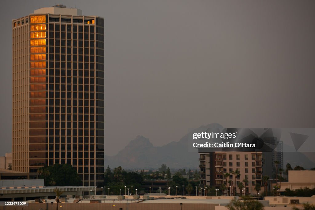 Arizona Swelters In Triple Digit Temperatures As Heatwave Extends Across West