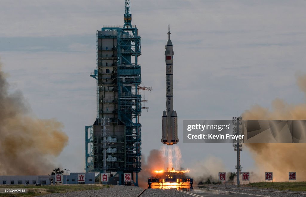 China Launches Astronauts To Space Station