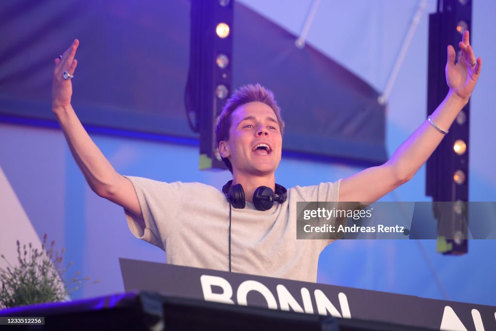 DJ Felix Jaehn Performs At BonnLive Drive-In Concert